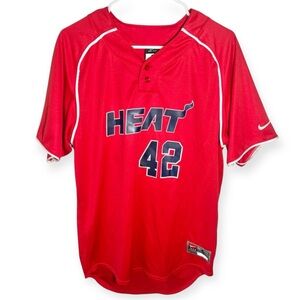 Miami Heat Nike Jersey 42 Kevin Love Shirt Men’s Size S Basketball NBA